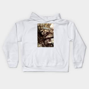 Fairies and Forest Creatures - Arthur Rackham Kids Hoodie